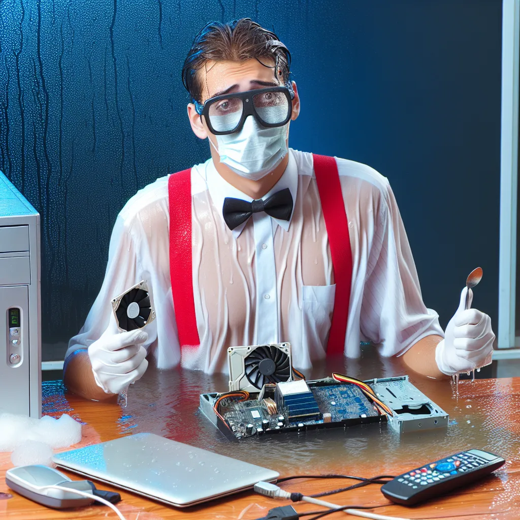 Datenrettung Nach PC Flüssigkeitsschaden