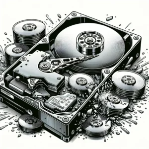 Festplatte Headcrash