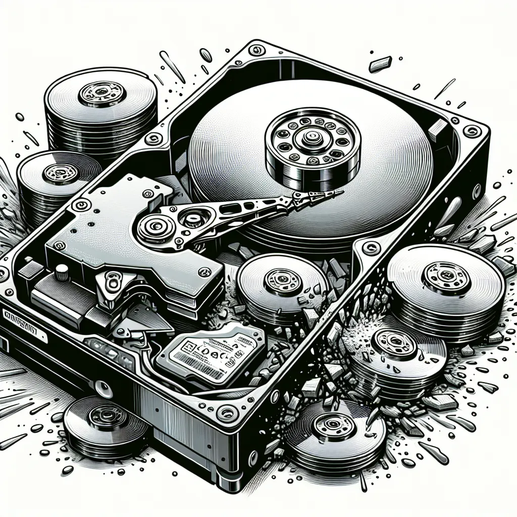 Festplatte Headcrash