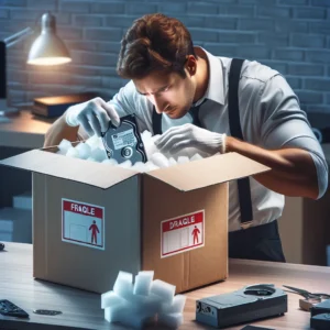 Festplatte Und Dhl Logo