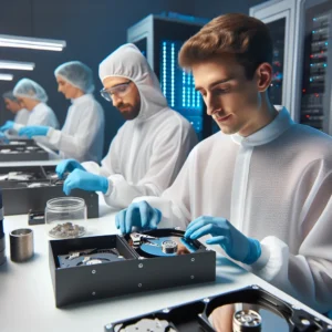 Professionelle Wiederherstellung Von Defekten Festplatten, RAID Oder SSD Mit Eigenem Reinraum Labor In Deutschland.